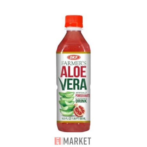 Aloe Vera Ital Gránátalma ízû 0,5L OKF Farmers +VISZZ.DÍJ #20