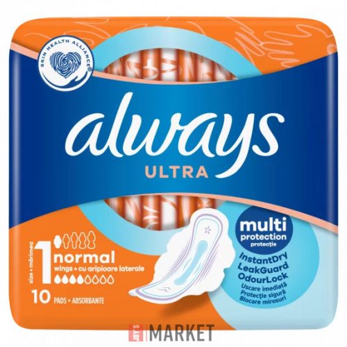 Always Ultra Normal Plus 10db-os n.sárga #20