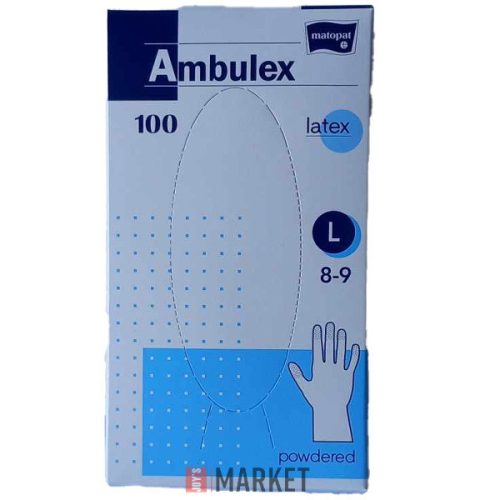 Ambulex Latex pud. kesztyû  L 100db-os