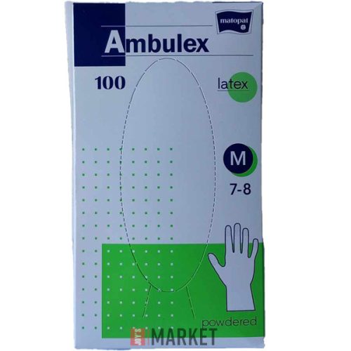 Ambulex Latex pud. kesztyû  M 100db-os