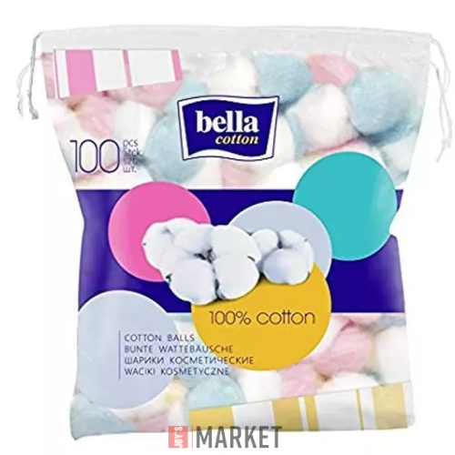 Bella Cotton Kozmetika SZÍNES VATTALABDA 100db-os #60