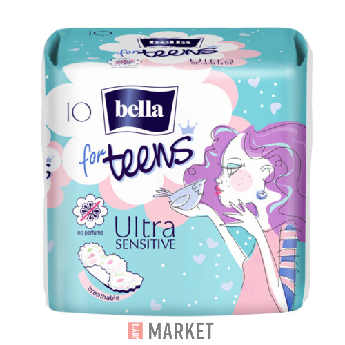 Bella For Teens Eü.Betét sensitíve V.KÉK 10db-os #36