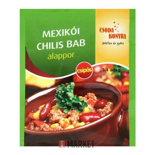 Csoda Konyha Mexikói Chilisbab Alappor 47gr #17