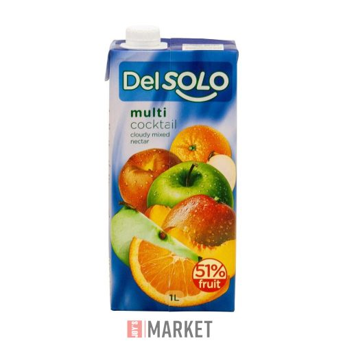 Del SOLO Alma-Mangó-Oszib.-Narancs nektár 51% 1L #12