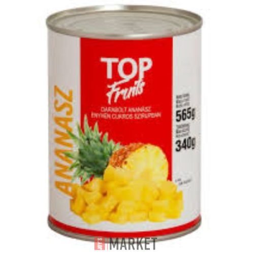 TOP FRUITS Ananász darabolt 565g #24