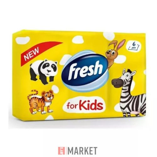 Fresh illatos papírzsebkendõ 6x10db FOR KIDS #40