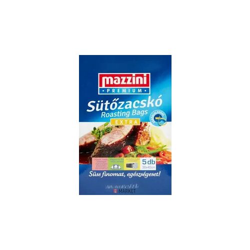 Mazzini prémium sütõzacskó extra / 38x40cm 5db-os #25