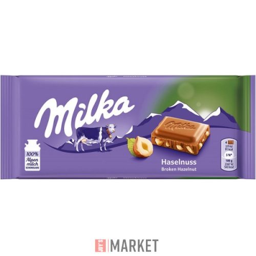 Milka Törtmogyorós / HAZELNUTS 100gr #22