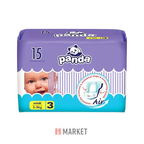 Panda Pelenka Midi 5-9kg 15db/csom #12