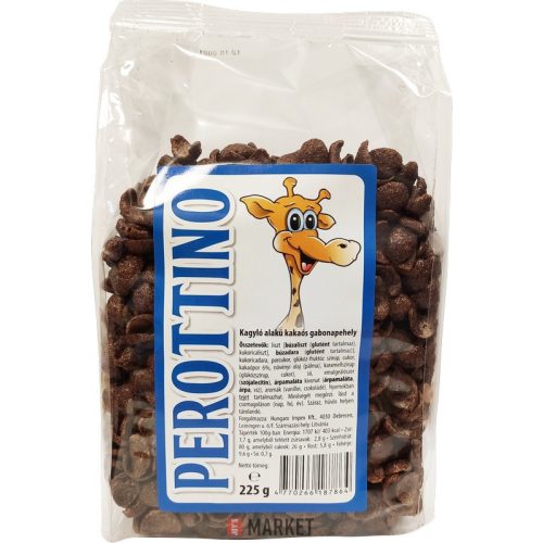 Perottino KAGYLÓ alakú kakaós gabonapehely 225gr #12