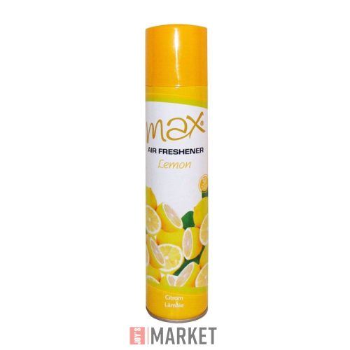 MAX légfrissítõ Citrom /Lemon 300ml 24/# sárga