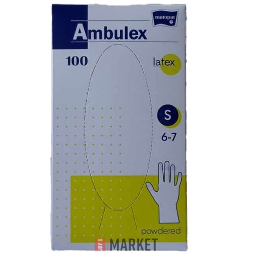 Ambulex Latex pud. kesztyû  S 100db-os