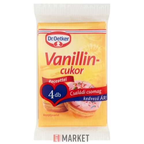 Dr.Oetker Vanilincukor 4*8g családi csomag #60