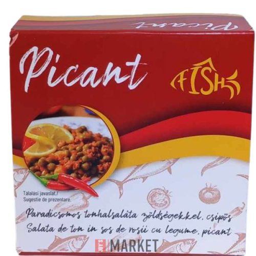 TONHALSALÁTA csípos paradicsomos szószban 170g /FISH #12