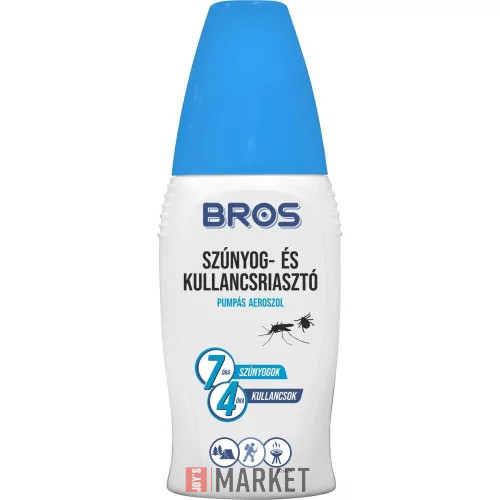 Bros Plus szúnyog - kullancs riasztó 50ml pump.