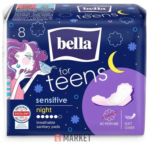 Bella For Teens Eü.betét NIGHT Sensitive 8db-os #24