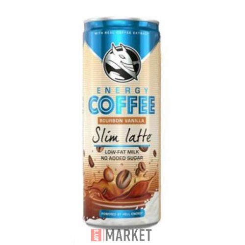 Hell Energy Coffee Slim Latte  0,25L 24/#