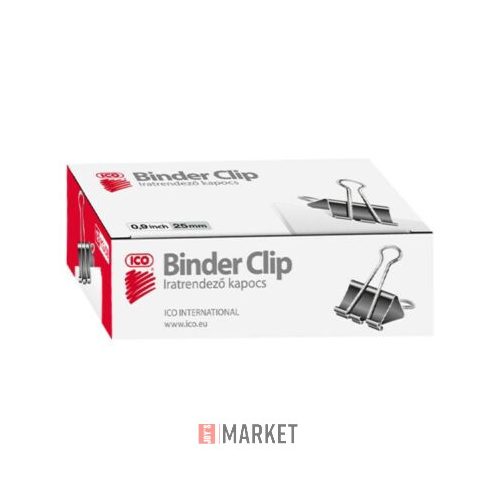 Binder csipesz 25mm 12db-os